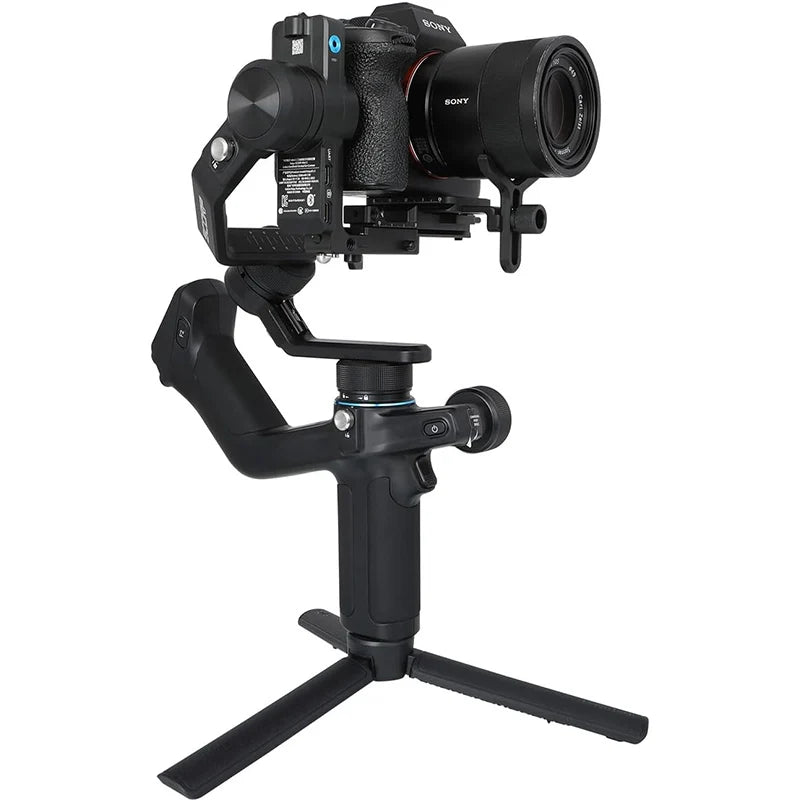 FeiyuTech SCORP Mini 2 Handheld Gimbal for Mirrorless, Action Cameras & Smartphones - 3-Axis Stabilization, AI Tracker, 1.2kg Payload