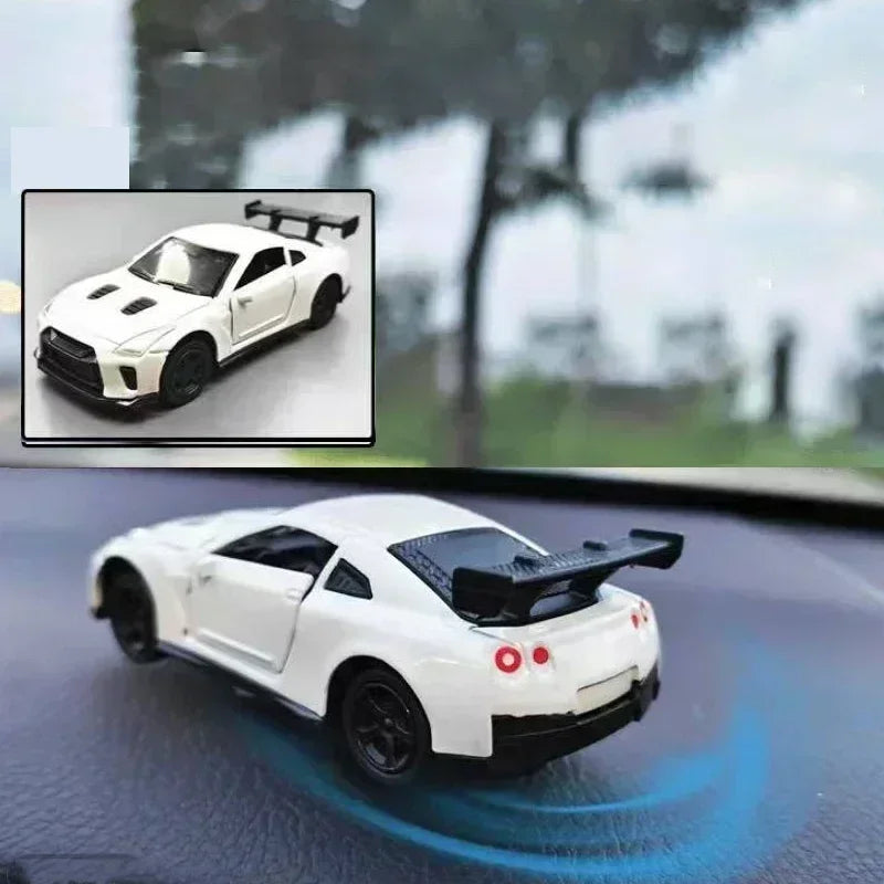 Sports Car Drift Model for Car Enthusiasts - Rotating Dashboard Decoration for Racing Vibes and Unique Center Console Style