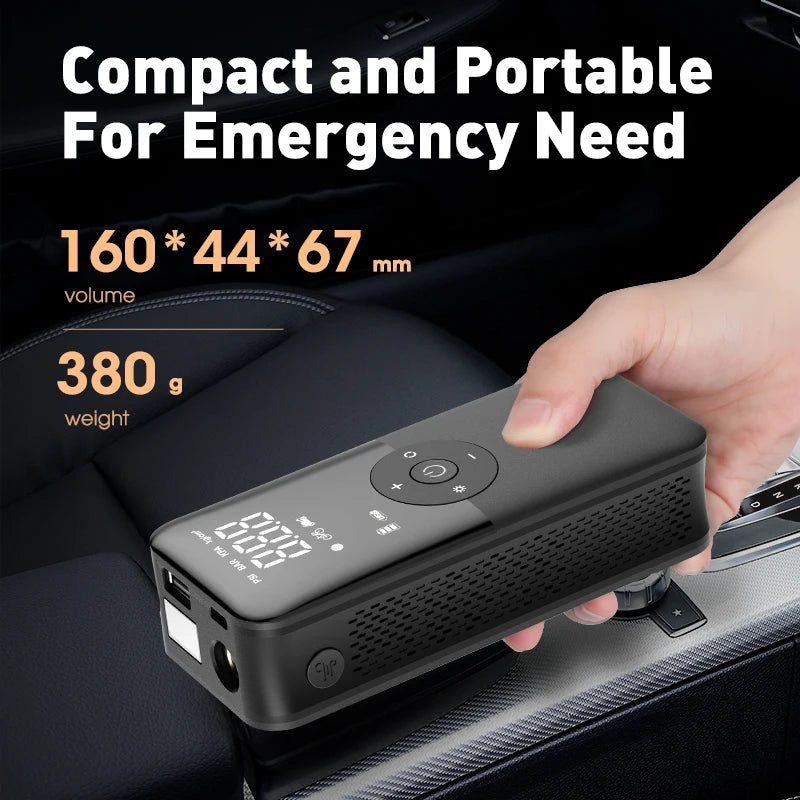 CARSUN Cordless Tire Inflator - Rechargeable Air Pump for Cars, Motorcycles, Bicycles & Sports Balls