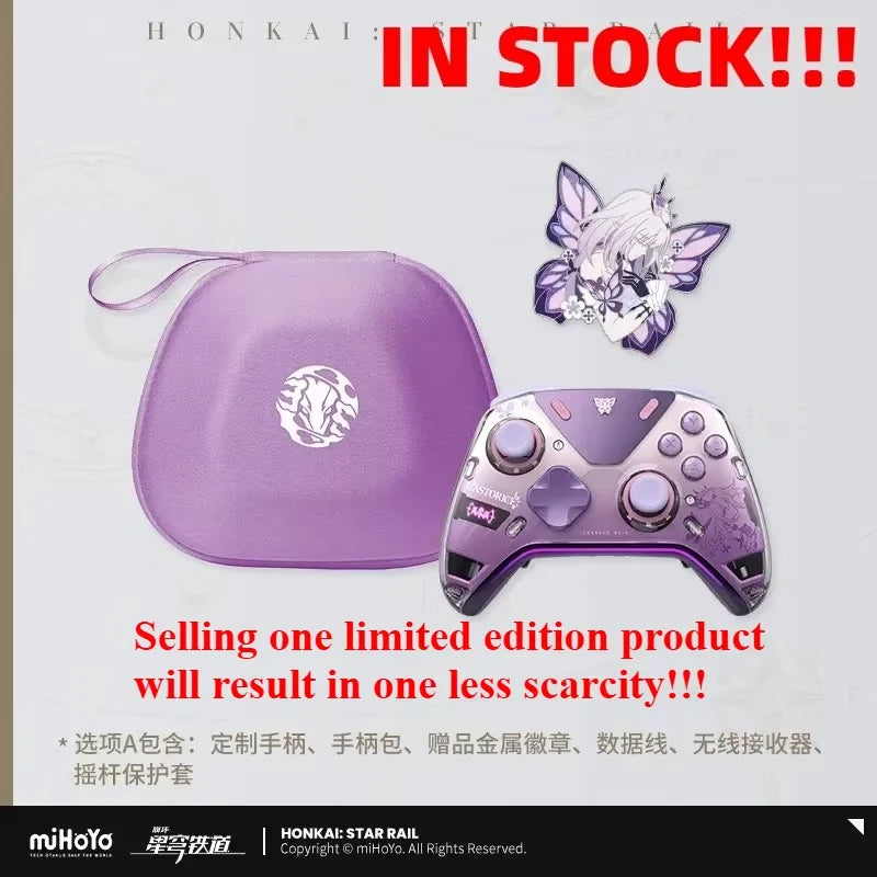 Honkai Star Rail Castorice Wireless Game Controller for APEX 5 Elite Gamers - Bluetooth with Force Feedback