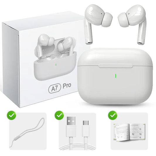 2025 Air Pro Wireless Bluetooth Earbuds for iPhone & Android - HiFi TWS Noise-Cancelling Waterproof Headphones