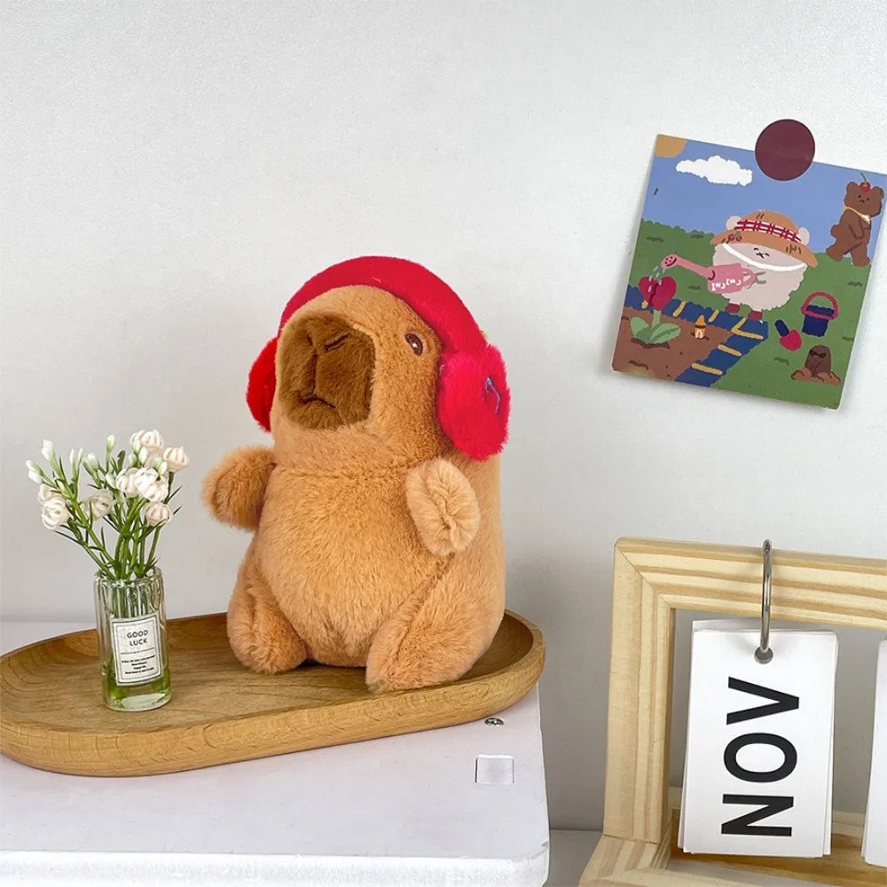 Cute Capybara Plush Toy with Wings - Small Stuffed Animal for Kids' Birthdays and Parties