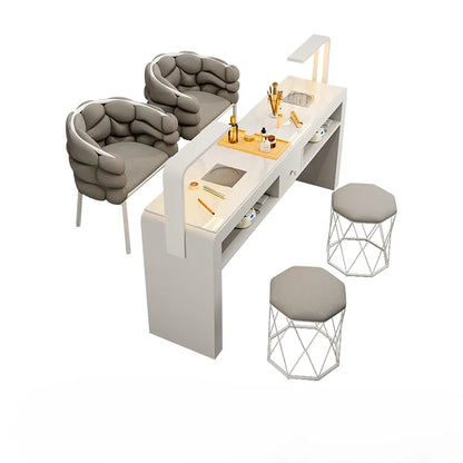 Professional Portable Manicure Table by [Brand Name] - Elevate Your Salon Experience with Aesthetic Nail Design Furniture