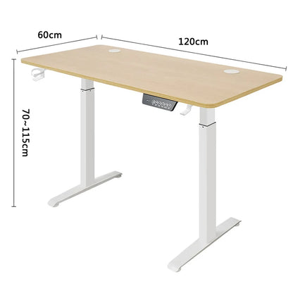 Height Adjustable Electric Sit-Stand Desk - Modern Motorized Gaming & Home Office Table for Ultimate Comfort