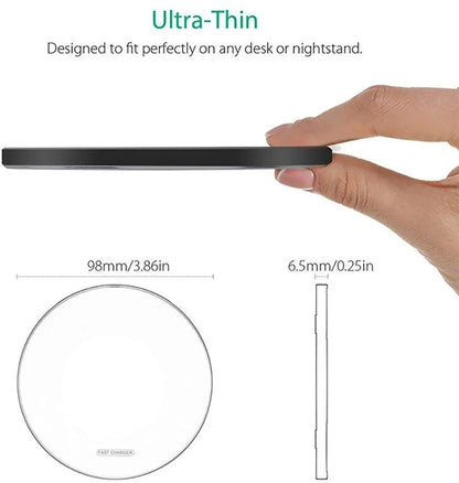 100W Fast Wireless Charger Pad for iPhone 15/14/13/12/11 Pro Max & Samsung Galaxy S24/S23/S22/S20 - Xiaomi Compatible Charging Station