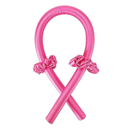 Heatless Silk Curling Rod Headband for Effortless Curls - Ideal for Sleepovers, Travel & Lazy Hair Days