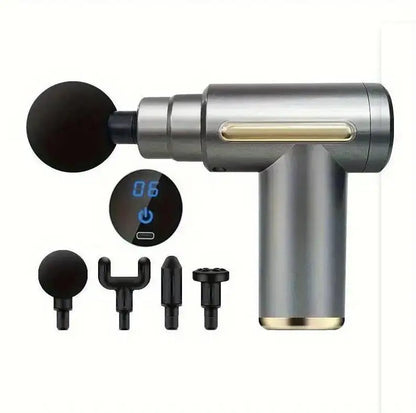Mini Muscle Massage Gun for Athletes – Portable Deep Tissue Handheld Percussion Massager for Back, Neck, and Legs