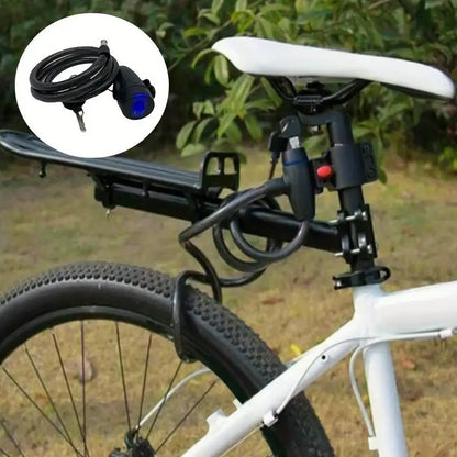 Heavy Duty Motorcycle Chain Lock 80cm - Metal Anti-Theft Bike Lock with 2 Keys for Maximum Bicycle Security