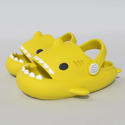Kids Shark Slippers - Non-slip Cartoon Sandals for Boys & Girls - Comfortable Home & Beach Slides