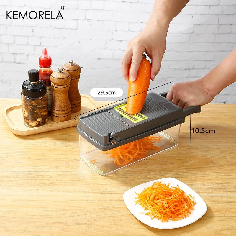 14-in-1 Multifunctional Vegetable Chopper for Quick and Easy Food Prep - Perfect for Home Cooks and Food Enthusiasts